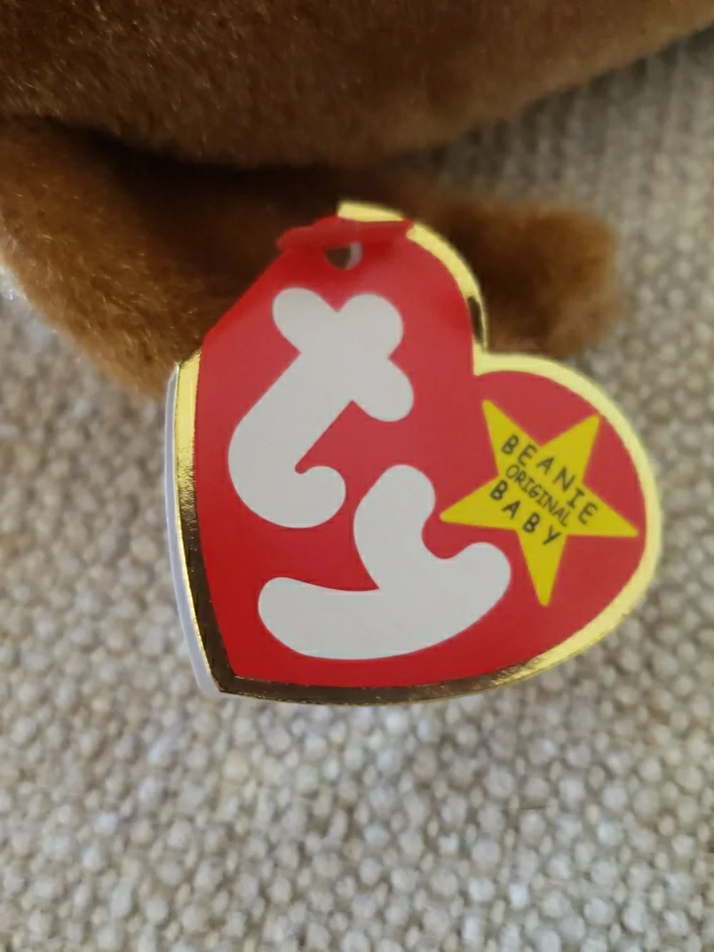 Ty Beanie Baby 7in Brown Plush Walrus Toy PAUL 1999 Never Handled Excellent